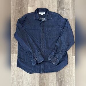 Men's Old Navy Everyday Shirt Regular Fit Long Sleeve Button Down Shirt